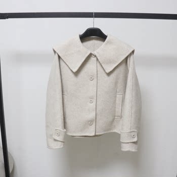 Double-sided wool coat korean style jacket