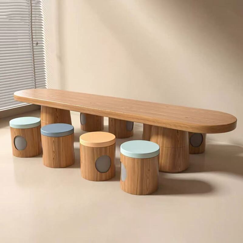 Children's Table and Chair Set for Sales Offices, Kindergarten Early Education Training, Reading and Painting Table, Craft Table, Playground Furniture Children's Table and Chair Set for Sales Offices, Kindergarten Early Education Training, Reading and Painting Table, Craft Table, Playground Furniture