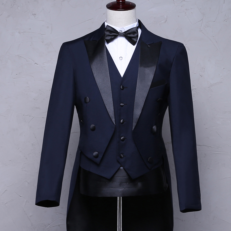 Mới cao cấp của nam giới tuxedo trang phục sân khấu lệnh quần áo điệp khúc phù hợp với tiệc cưới phù hợp với dresses