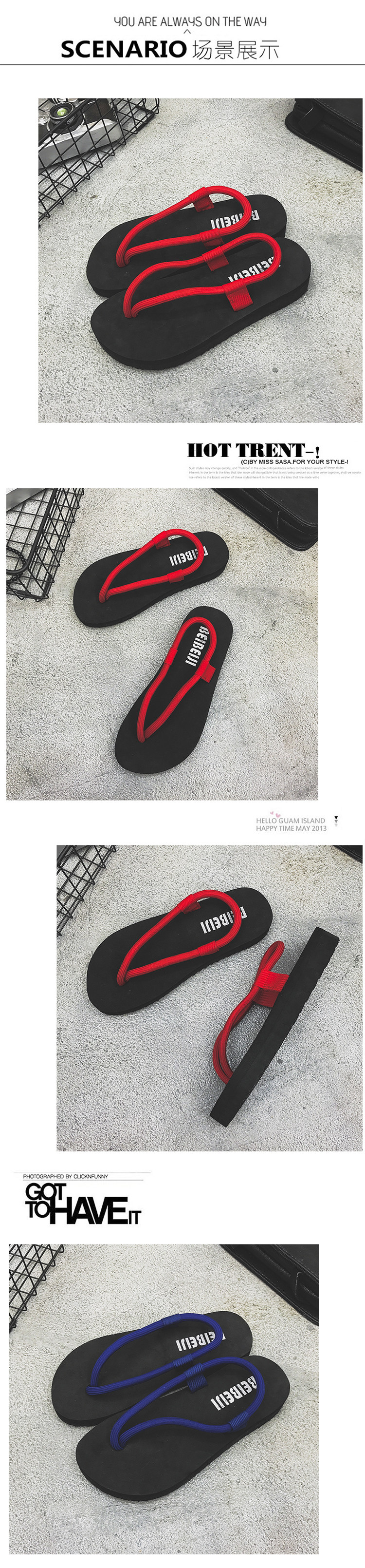 Sandales femme      en tissu - Ref 2672086 Image 10