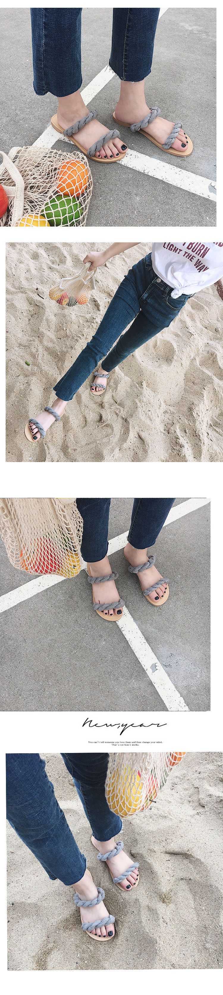 Sandales femme      en tissu - Ref 2666218 Image 12