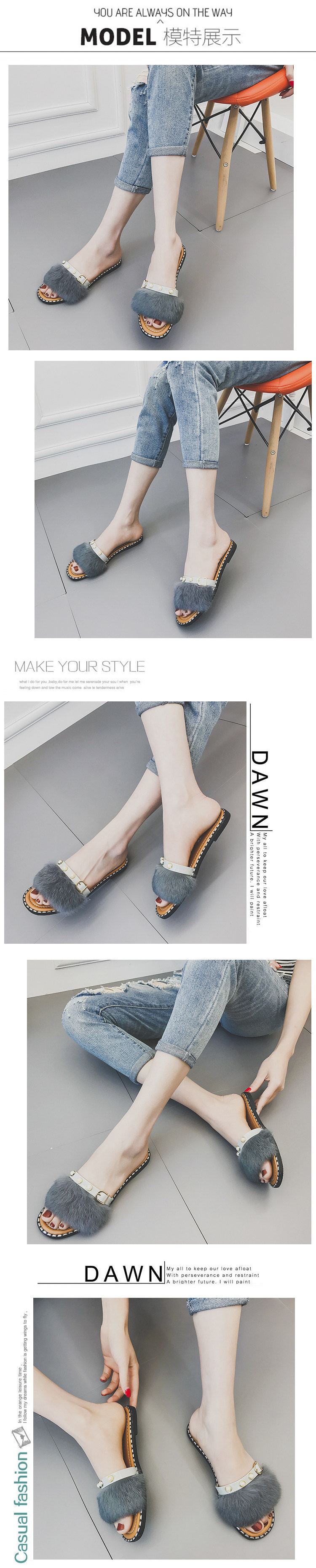 Sandales femme      en suede - Ref 2666601 Image 7