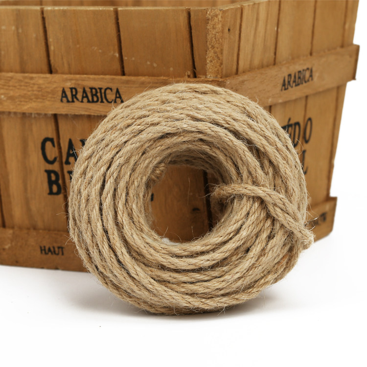 DIY handmade rope jut rope thickness hemp rope wholesale tag rope binding simple and comfortable decorative rope