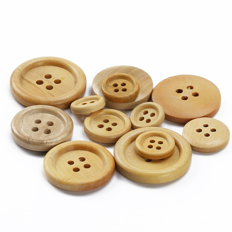 Wooden wood buttons Boxwood linen shirt cardigan Wooden buttons Wooden buttons Trendy decorative buckles