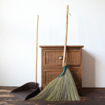 Miscanthus broom indoor and outdoor tile wood floor Soft Hair Broom length