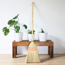 European garden craft sorghum grass long handle bamboo broom home big broom A- 36