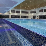 Бассейн, керамическая стеклянная мозаика с аксессуарами, лента, тройник