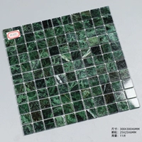 25 натуральный камень крупные цветы зеленые (влажный вид) в воздействии воды