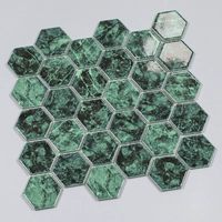 51x59 гексагональный большой цветок зеленый