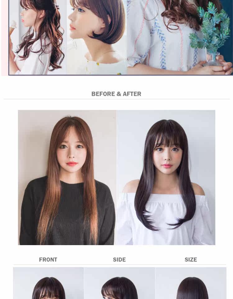 Perruque Long cheveux raides - Ref 2608376 Image 22