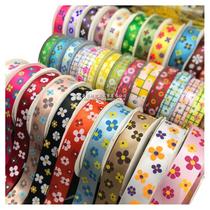 Korean floral ribbon ribbon ribbon ribbon Ribbon small chrysanthemum childrens hair accessories gift box strap tie tie cake bow