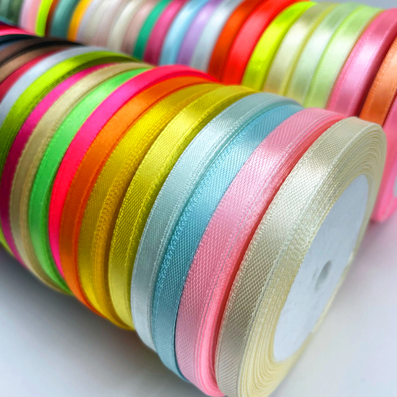 6mm filament ribbon Ribbon Gift Box Satin Ribbon Wrapping Silk With Joy Sugar Please Post Bookmark Bundle A Balloon Pendant Rope-Taobao