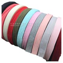 Colored cotton webbing canvas cloth belt edge belt piping strip patchwork ribbon ribbon shoe material clothing bag accessories