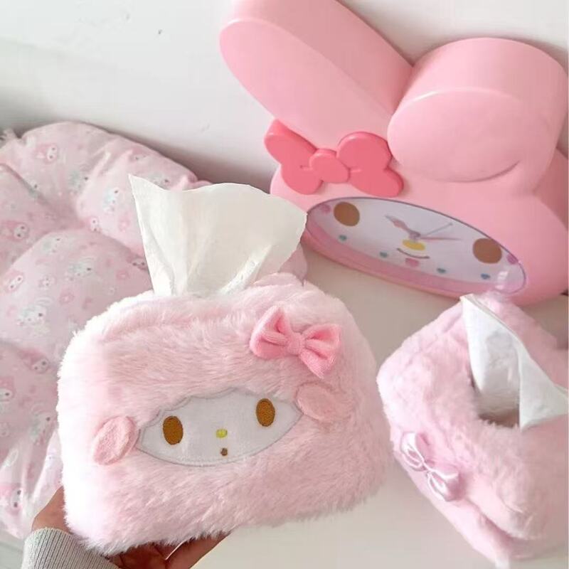 Cute and Adorable Little Sheep Plush Tissue Holder Cartoon Storage Tissue Box for Car, Living Room, Dormitory with Strap Cute and Adorable Little Sheep Plush Tissue Holder Cartoon Storage Tissue Box for Car, Living Room, Dormitory with Strap