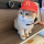 Шапка McDonald's с рацией, шапка для домашних животных, шляпа от солнца, шляпа от солнца, кошачья шапка, вставьте ее, чтобы сделать забавные и милые снимки mini 0