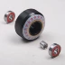 Bánh xe PU 5232 bánh xe ván trượt bánh xe màu đen trắng 105A đàn hồi cao - Trượt băng / Trượt / Thể thao mạo hiểm