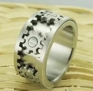 Bague mixte ARSUN JEWELRY en Acier au titane - Ref 3088408 Image 4