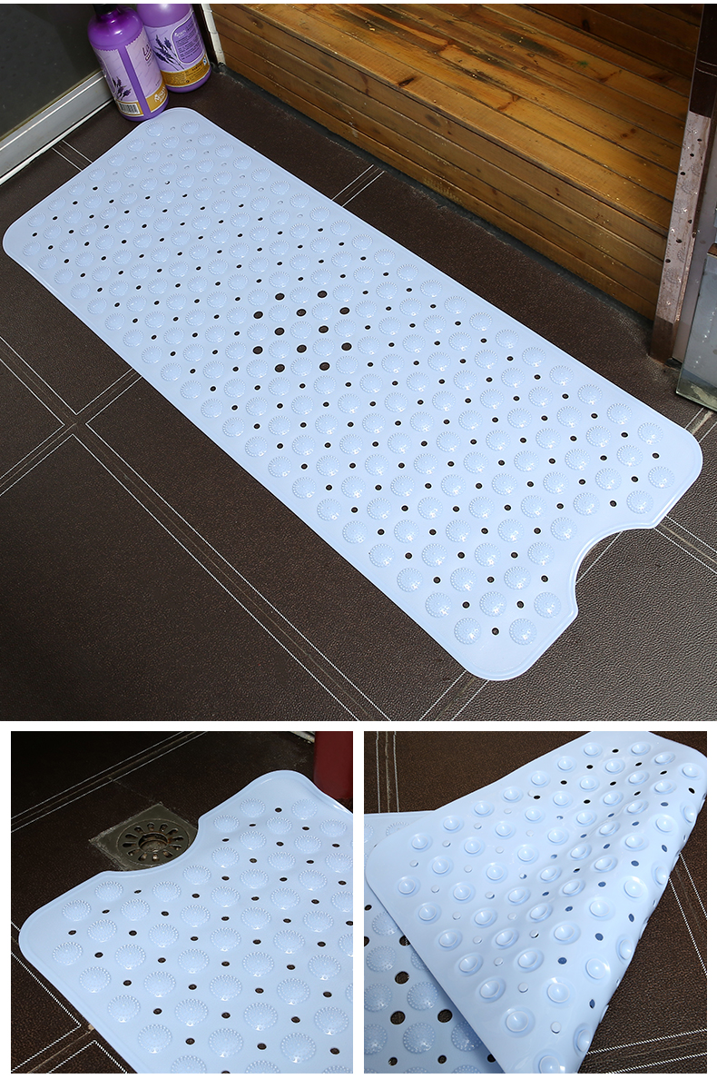 Chống trượt mat phòng tắm vòi sen tắm mat với cốc hút PVC phòng tắm bồn tắm nhà massage chống trượt mat