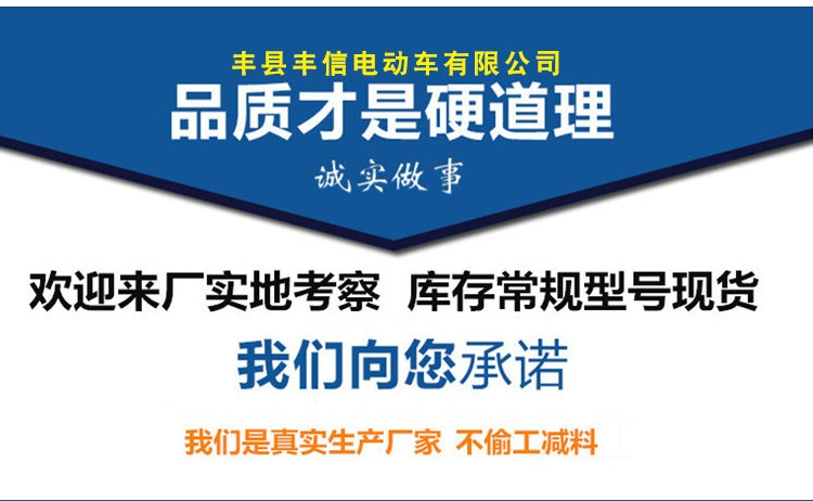 Xe bốn bánh điện với trục trước nặng Xe điện phụ tùng ăn uống phụ tùng vô lăng