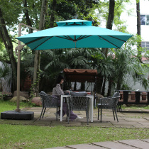 sibada outdoor parasol courtyard terrace outdoor folding parasol security guard box villa garden Roman umbrella