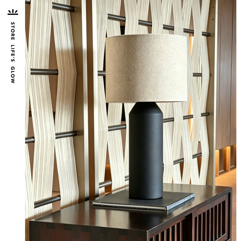 Wabi-Sabi Style Handmade Ceramic Pot Table Lamp Japanese-Style Guesthouse Hotel Designer Living Room Bedroom Decorative Ornament Vintage Retro Wabi-Sabi Style Handmade Ceramic Pot Table Lamp Japanese-Style Guesthouse Hotel Designer Living Room Bedroom Decorative Ornament Vintage Retro