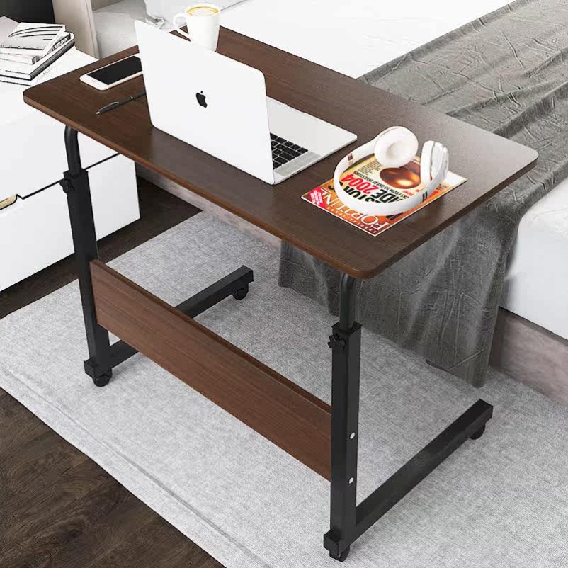 Simple laptop table lazy bed desk home simple bedside study table removable bedside table