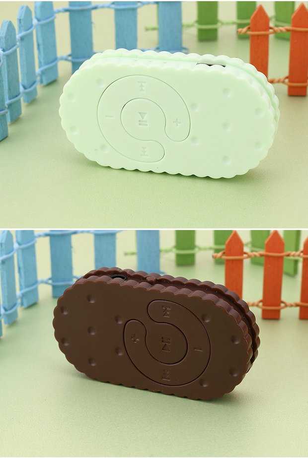Cookies mp3 máy nghe nhạc thể thao học sinh chạy nhạc với card màn hình không tiếng màu giá gói MP3 dễ thương - Trình phát TV thông minh may chieu epson