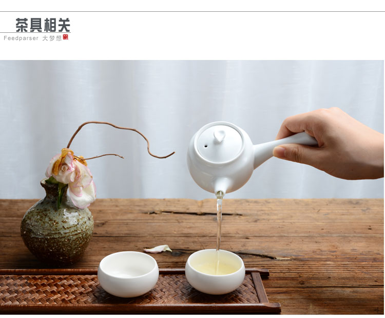 Tự nhiên Big Black Ceramic Kung Fu Tea Set Tea Cup Ấm trà Đặt hộ gia đình đơn giản Mini Piece Cup Master Cup bộ ấm chén uống trà cao cấp