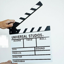 Shadow Building Photography Assistance Props Movie Slapping Board Props White Whiteboard Field Scoreboard Professional Director Clapper Decoration