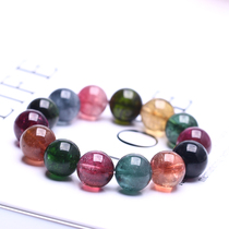 Xiaolei live room natural Brazilian Crystal tourmaline old mine single circle