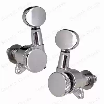 With lock string electric guitar string button twist back string Lock Wood electric guitar string button knob string string string orator LHXA short needle