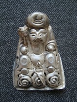 T1279 Qing dynasty silver hat treasures: Rongcheng Shidao Zhenghua silver laid to make a great month old workmanship