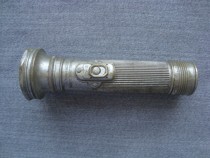 G0577 Brass flashlight made in Shanghai during the Republic of China the Fearless Brand during the Anti-Japanese War