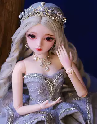 bjd handmade doll genuine Kitty Doris girl child simulation wedding dress princess toy sd doll