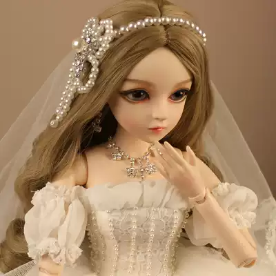 Wedding Princess handmade bjd Doris Kitty change makeup to send girl princess children toy Barbie doll