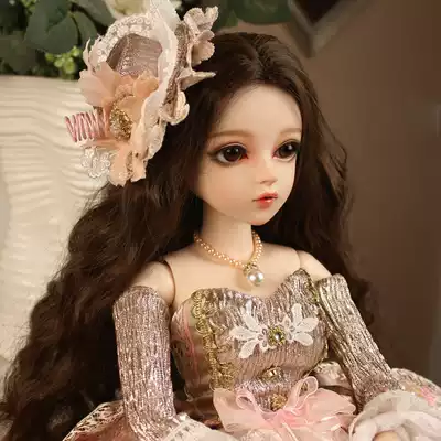 BJD doll full set of Kitty doll makeup wedding dress Princess doll send friends girl simulation handmade genuine