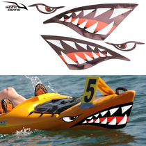 PVC Shark Mouth Sticker for Kayak Jet Ski Car Canoe SUP Paddle Board etc KK-A40