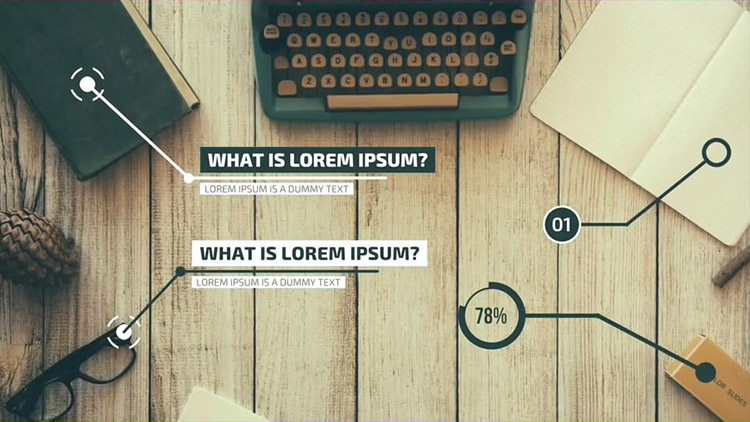 FCPX插件：50种线条呼出文字标题介绍注释解说动画效果