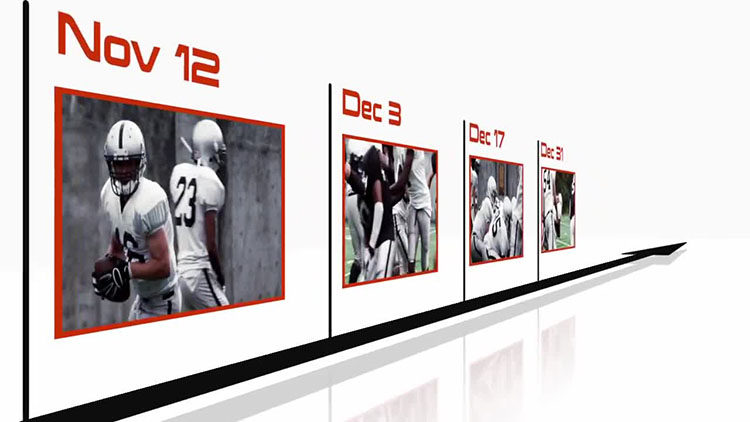 Final Cut Pro X 插件 Timelines 不同日期年份图像切换转场 FCPX