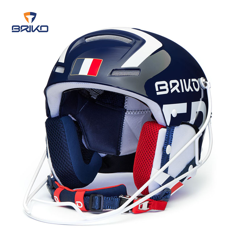 2020 ITALIAN BRIKO SKI SAFETY HELMET VULCANO FIS 6 8 FRANCE FRENCH HALF ARMOR
