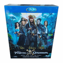 Blu-ray ultra high definition movie Pirates of the Caribbean 1-5 disc BD disc Mandarin English 5 1 Chinese and English subtitles