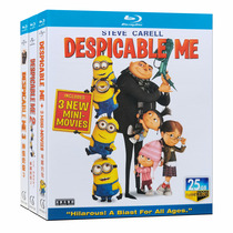Blu-ray animated movie Despicable Me 1-3 BD disc Mandarin and Cantonese English 5 1 Chinese subtitles