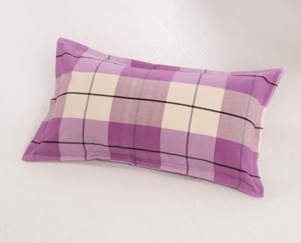 Cũ thô gối bông đơn gối thở thấm ấm gối cotton chải kỹ có thể không bóng không phai - Gối trường hợp gối đôi