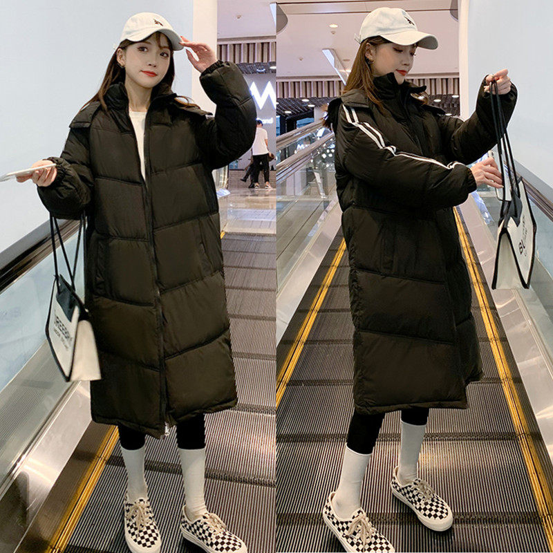 Winter dress new Korean version Pregnancy Woman Dress loose Thickened Cotton Clothing Damp warm cotton padded jacket Cotton Jacket Jacket