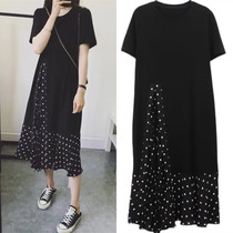 Spring clothing new gats to increase code gestation women dress up slim fit slim fit slim fit dress cut-age group summer plexigless dress