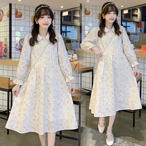 2022 Spring Dress Pregnancy woman dress with slim fit slim fit dress Dress Foreign Pistachio skirt Pregnancy Short Skirt Boomer Blouse