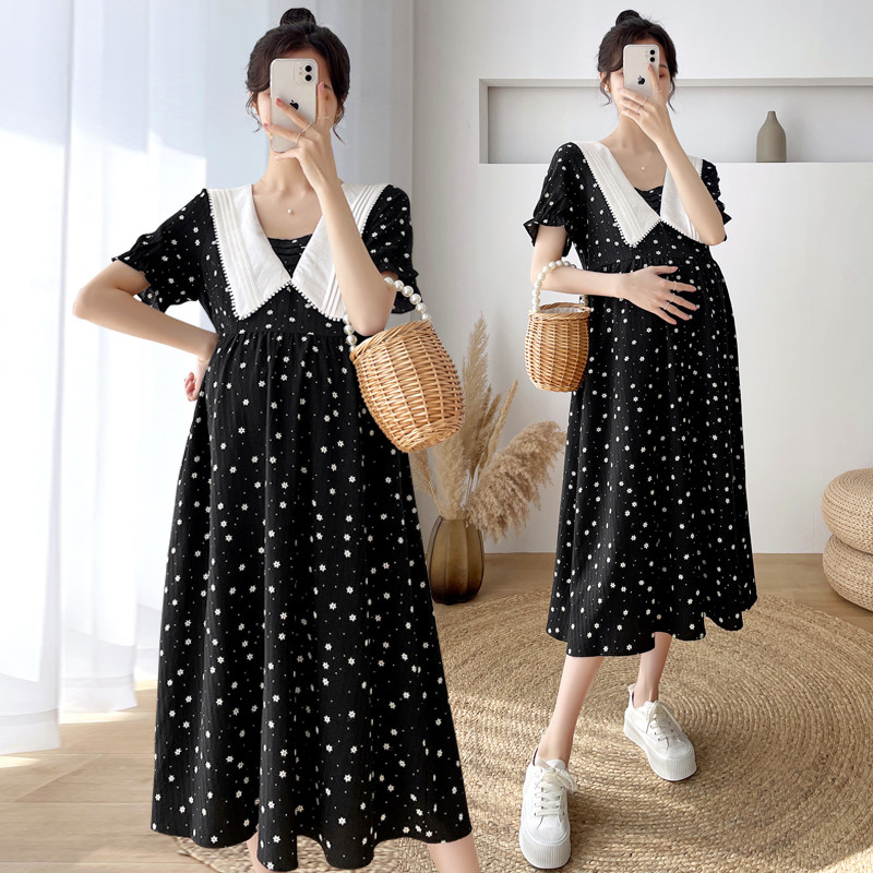 2022 summer loaded with new loose long version of the ocean with a knee doll skirt fashion style fluffy skirt spring long dress