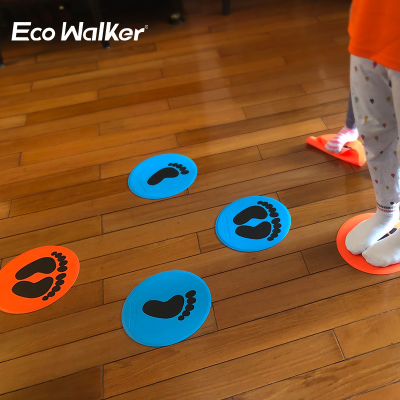 Kindergarten sensory integration training equipment children's home hopscotch outdoor physical exercise indoor jumping lattice logo plate