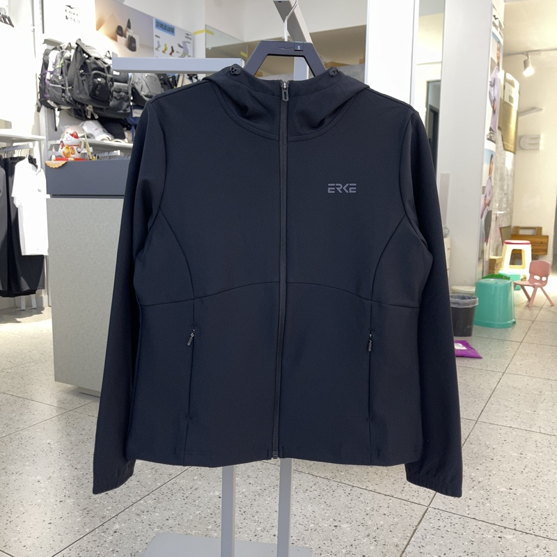 Hongxing Erke Women's Sports Windbreaker 2026 Autumn Breathable Hooded Knitted Top Women's Jacket 12226303216