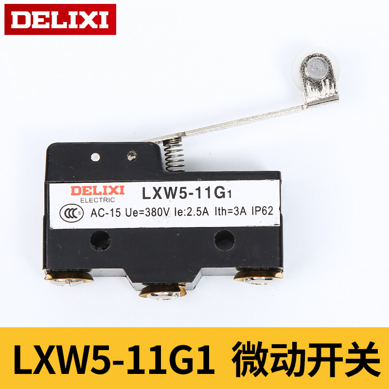 Delixi Micro - Stretch Switch LXW5 - 11 G1 Roller Self Reset Limit Switch Micro - Micro - Switch